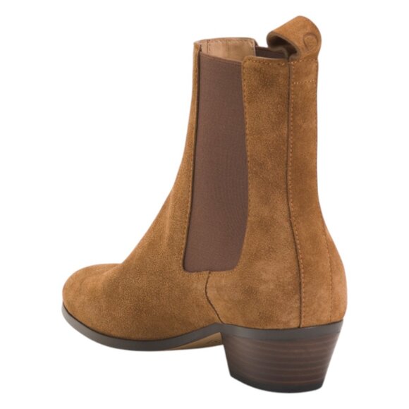 ODISSI Suede Ella Ankle Booties - Picture 2 of 3